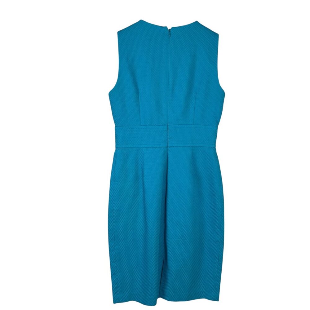 Eliza J Teal Sleeveless Midi Sheath Dress - Picture 6 of 11
